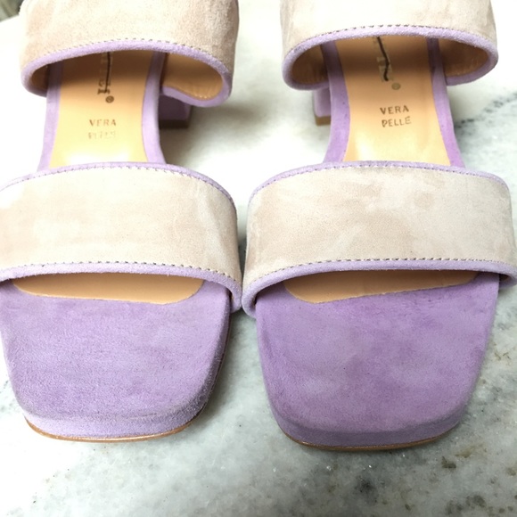 Anthropologie Paolo Mattei Color-blocked Heels - Picture 8 of 8